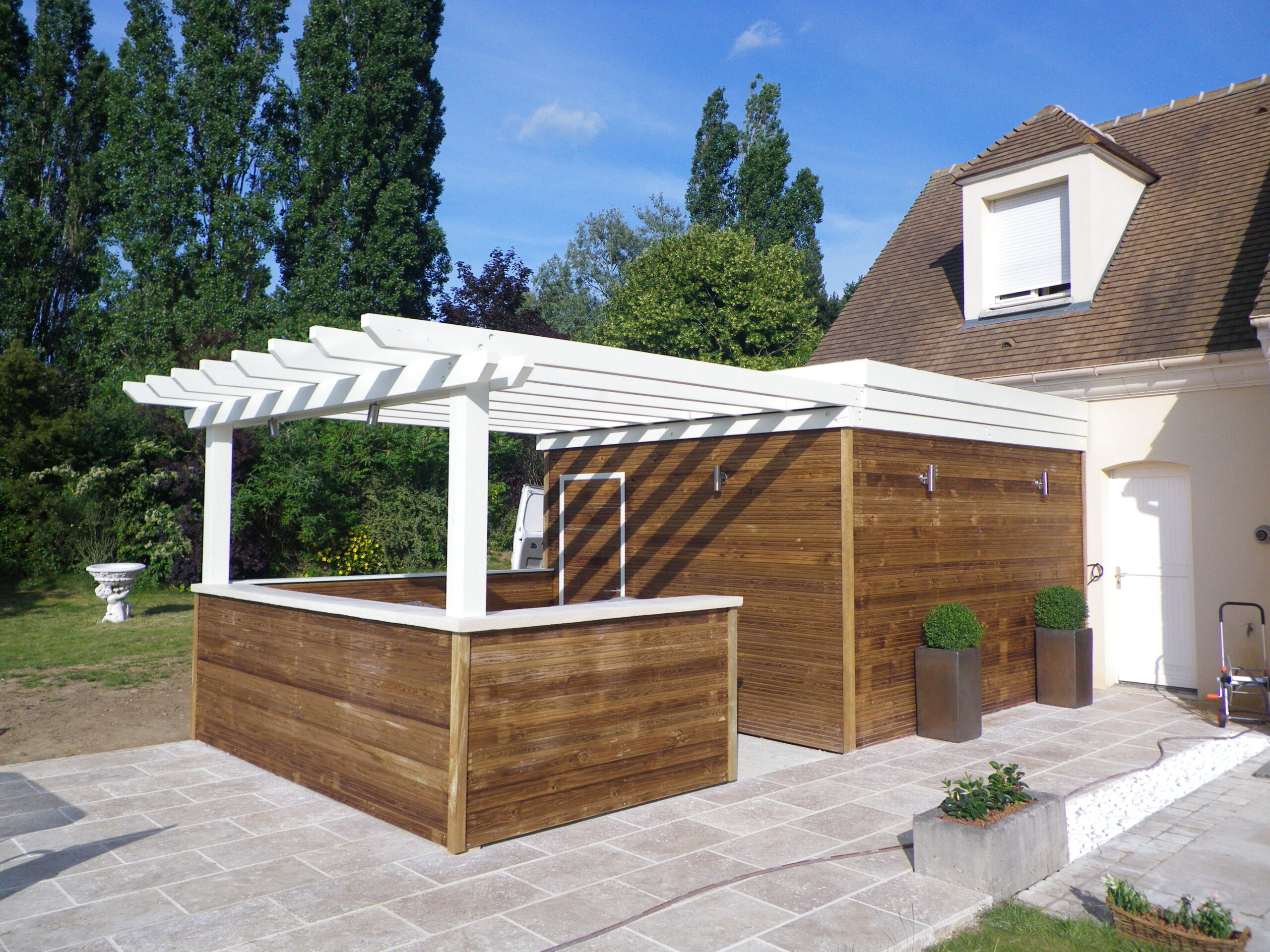 Réalisation pool house