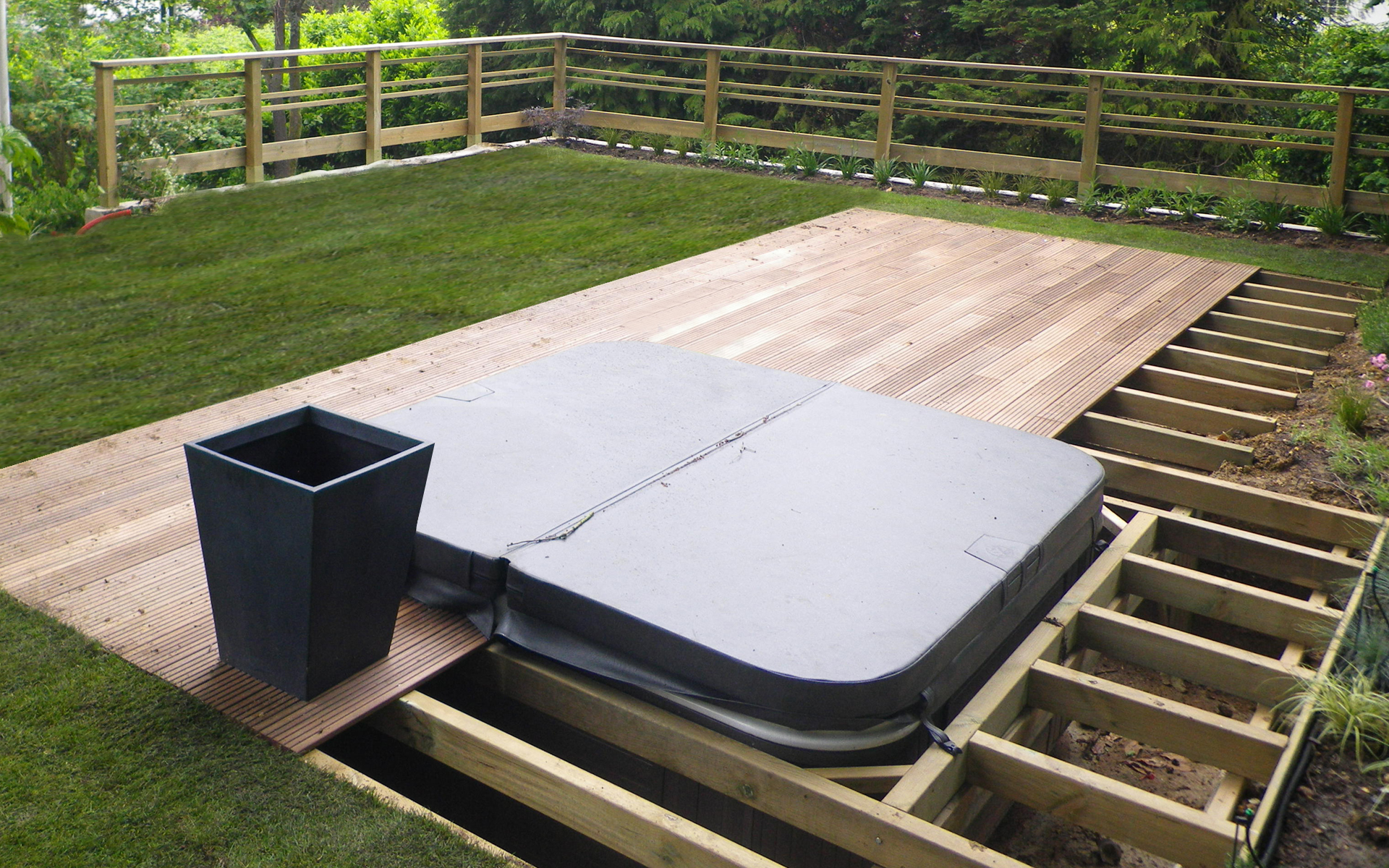 Plancher Spa enterré